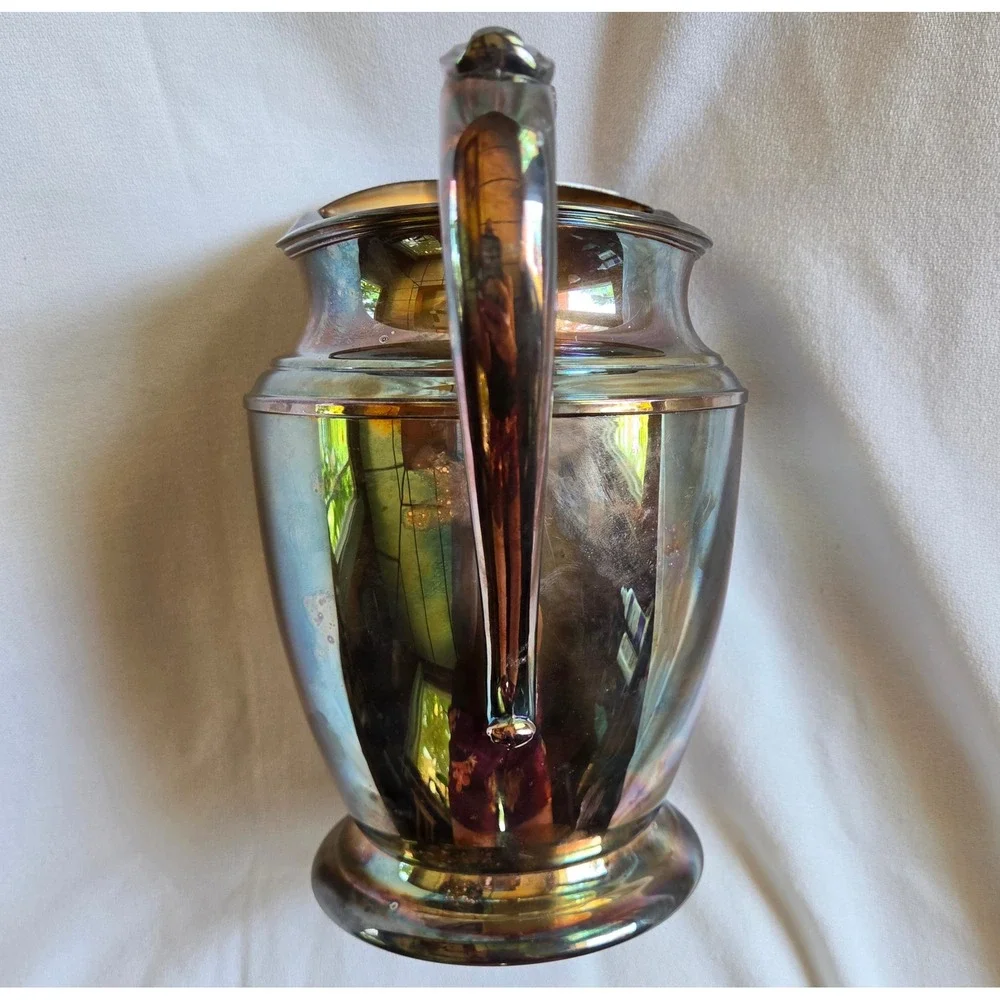 Crescent Silverware Holloware Pattern 4075 Water Pitcher 8 1/2